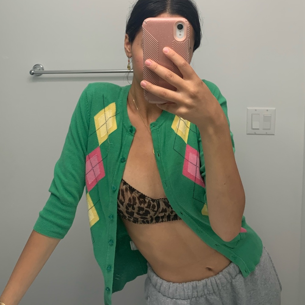🧝🏼‍♀️vintage 80s sweater/cardigan🧝🏼‍♀️